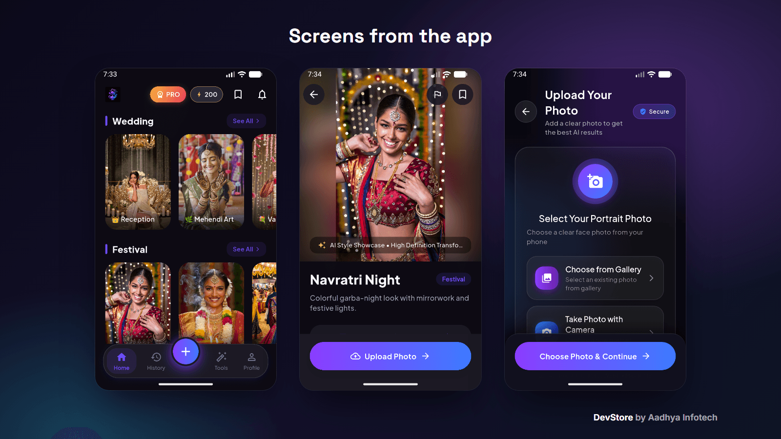 Image Genie AI — AI Photo & Video Generator: Flutter App + Node.js Backend Source Code — image 2