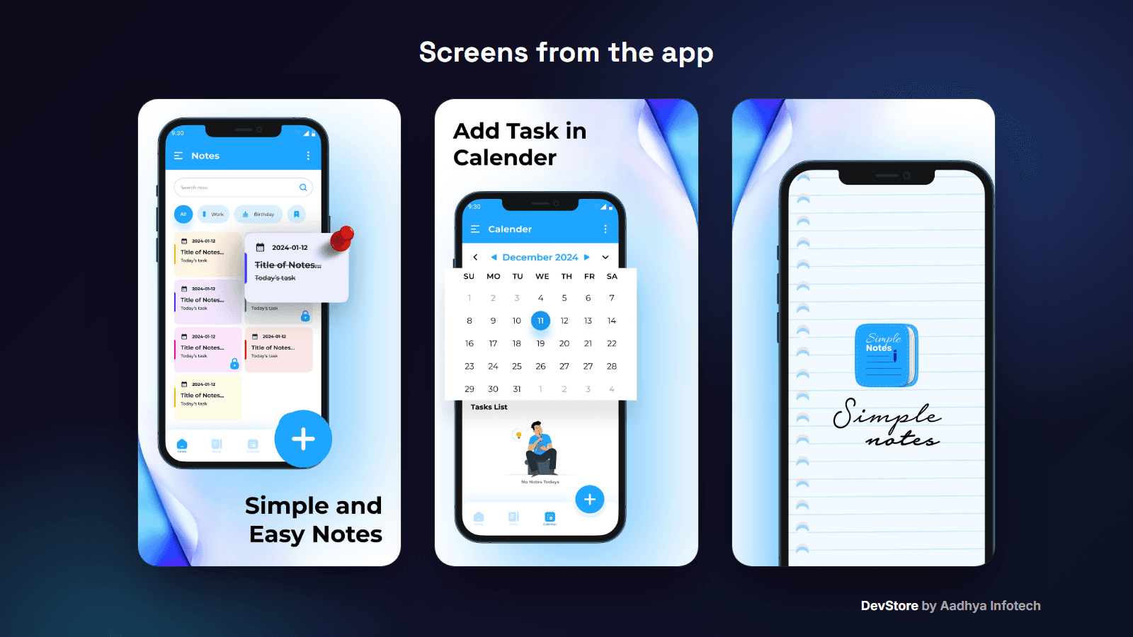 Smart Notes & Reminders with Lock — Flutter App Source Code — image 2